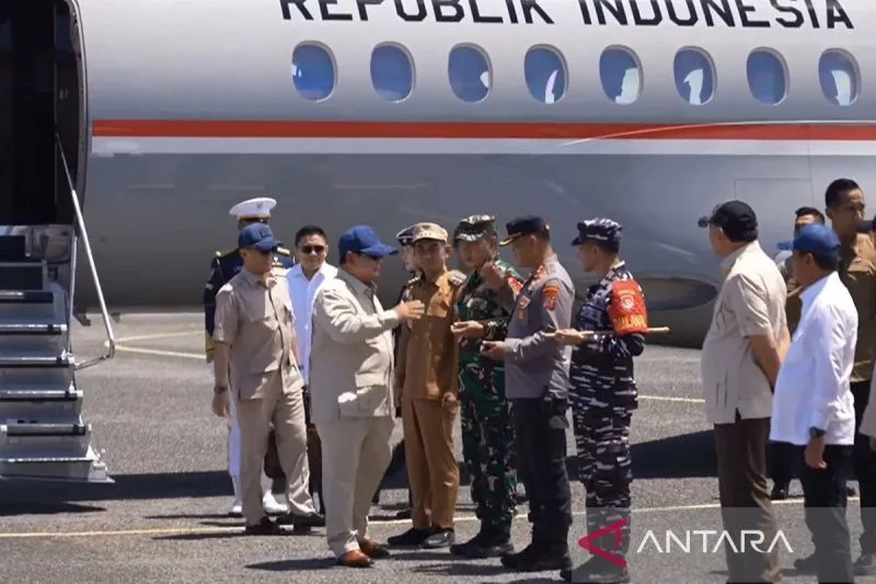Presiden Prabowo Tinjau Miangas, Tekankan Penguatan Akses Internet di Pulau Terluar