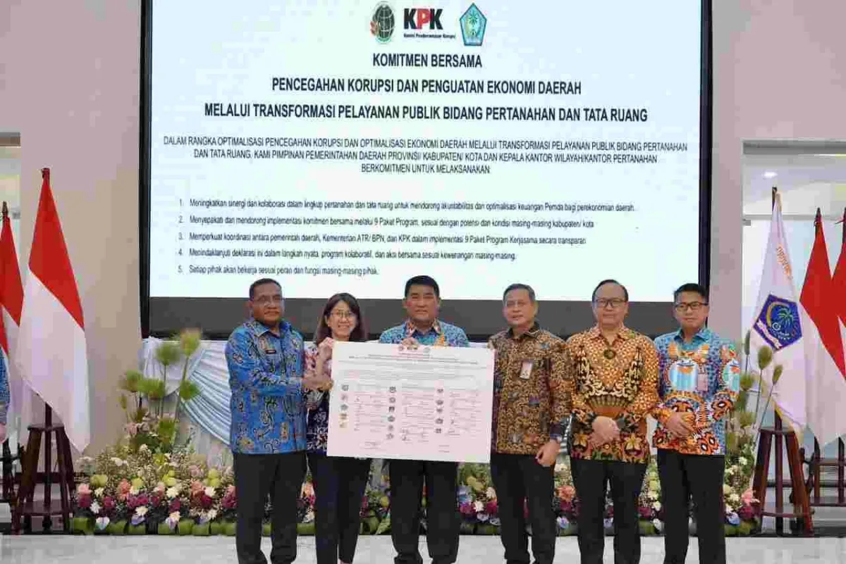 Sulawesi Utara Ditunjuk Jadi Percontohan Penguatan Layanan Pertanahan Terintegrasi dan Pencegahan Korupsi
