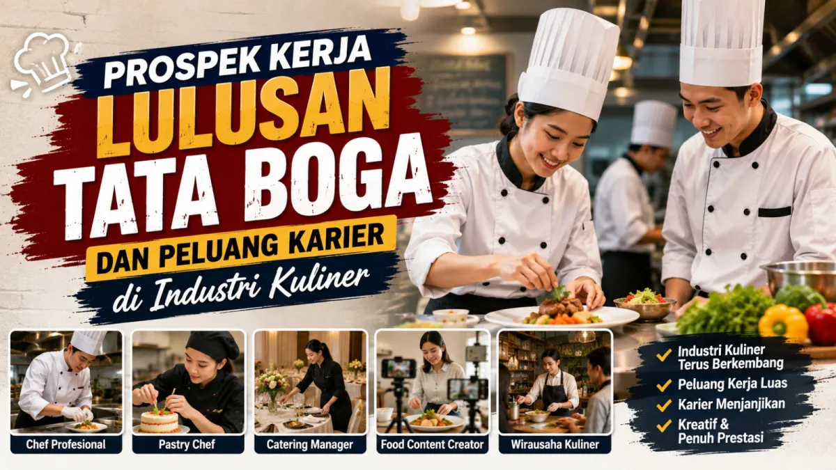 Prospek Kerja Lulusan Tata Boga Kian Luas, dari Dapur Profesional hingga Wirausaha Kuliner