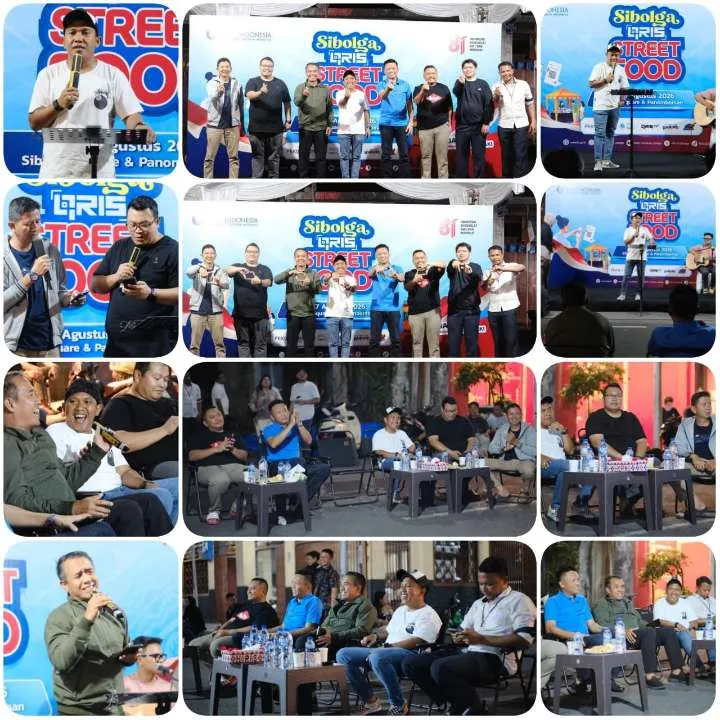 Wali Kota Sibolga Hadiri Pembukaan QRIS Street Food, Dorong Warga Bertransaksi Digital