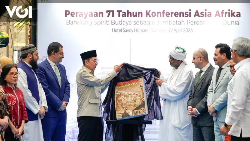 Peringatan 71 Tahun KAA di Bandung, Menbud Ingatkan Konflik Global Ancam Warisan Budaya
