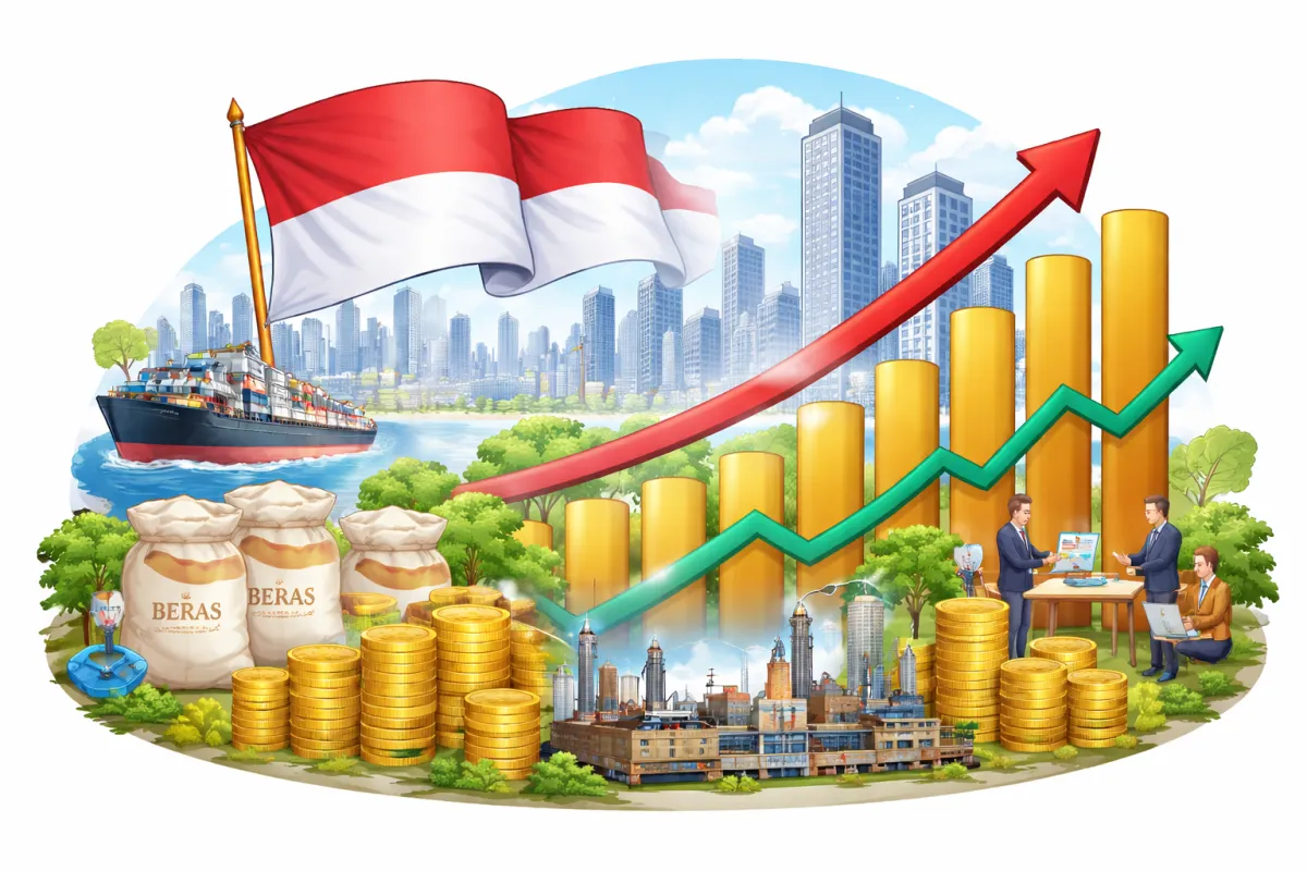 Airlangga: Ekonomi Indonesia Tetap Stabil di Tengah Ketidakpastian Global, Tumbuh 5,11% pada 2025