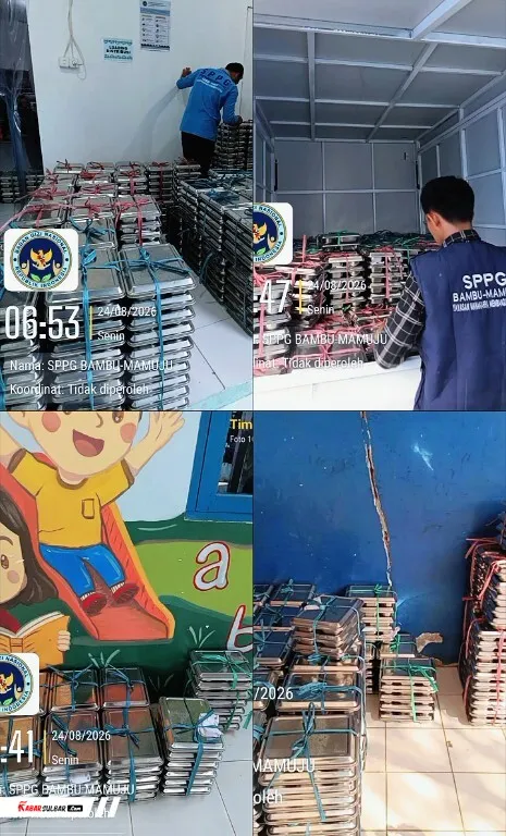 SPPG Bambu Mamuju Kembali Salurkan Ribuan Paket Makan Bergizi Gratis di Awal Tahun Ajaran 2026/2027