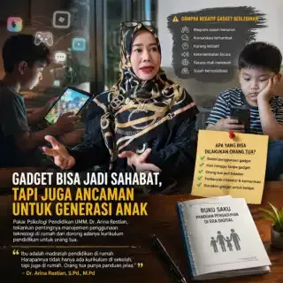 Pakar UMM Soroti Paradoks Gawai pada Anak: Bisa Mengasah Kecerdasan, Bisa Pula Melemahkan Perkembangan