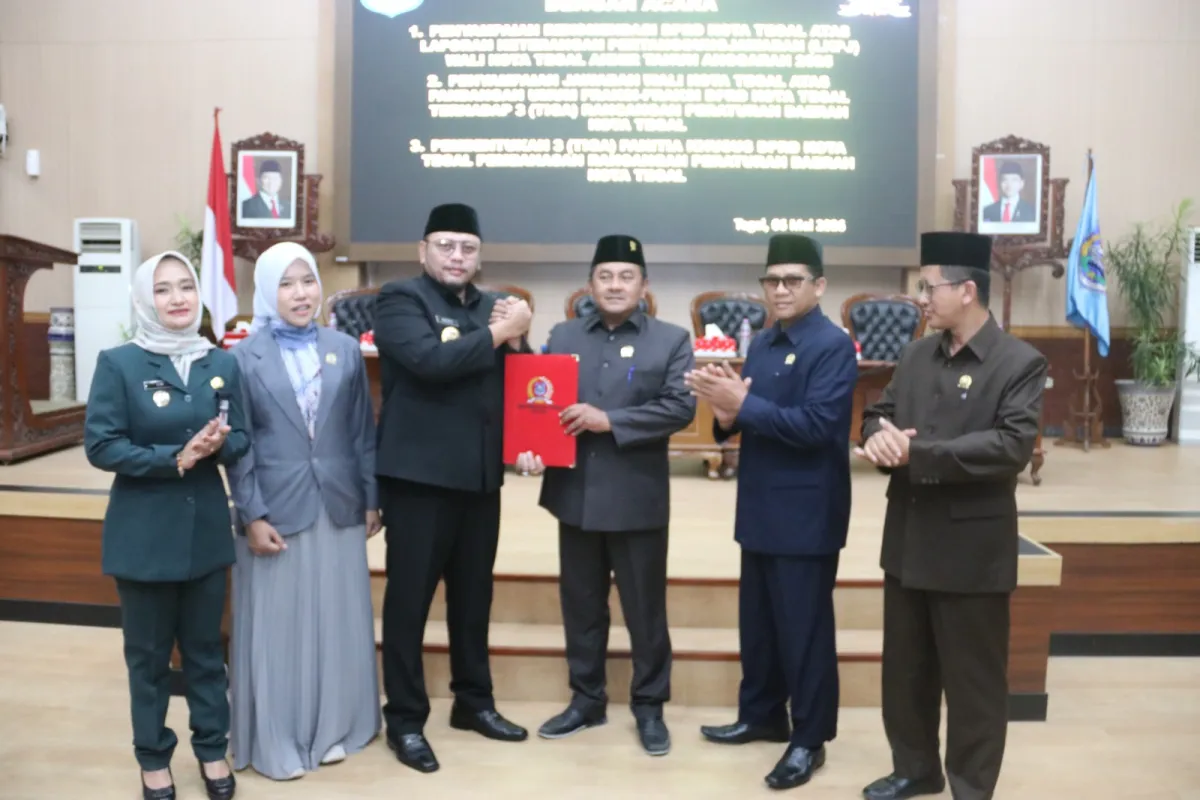 DPRD Kota Tegal Gelar Paripurna Bahas Rekomendasi LKPJ, Tiga Raperda, dan Pembentukan Pansus