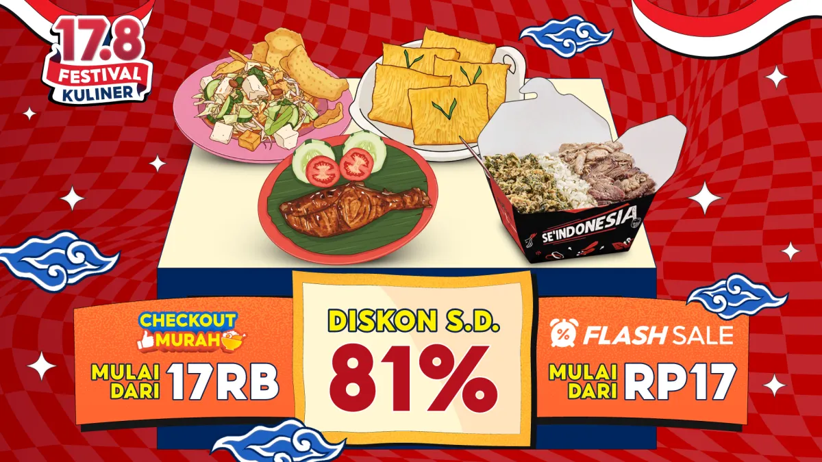 ShopeeFood Gelar 17.8 Festival Kuliner Sambut HUT RI ke-81, Angkat Kisah Merchant Lokal