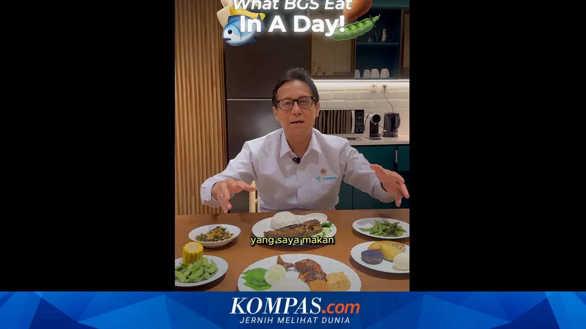Menkes Budi Gunadi Sadikin Ungkap Menu Makan Sehat Harian, Total 2.000 Kkal dan Target Protein 112 Gram