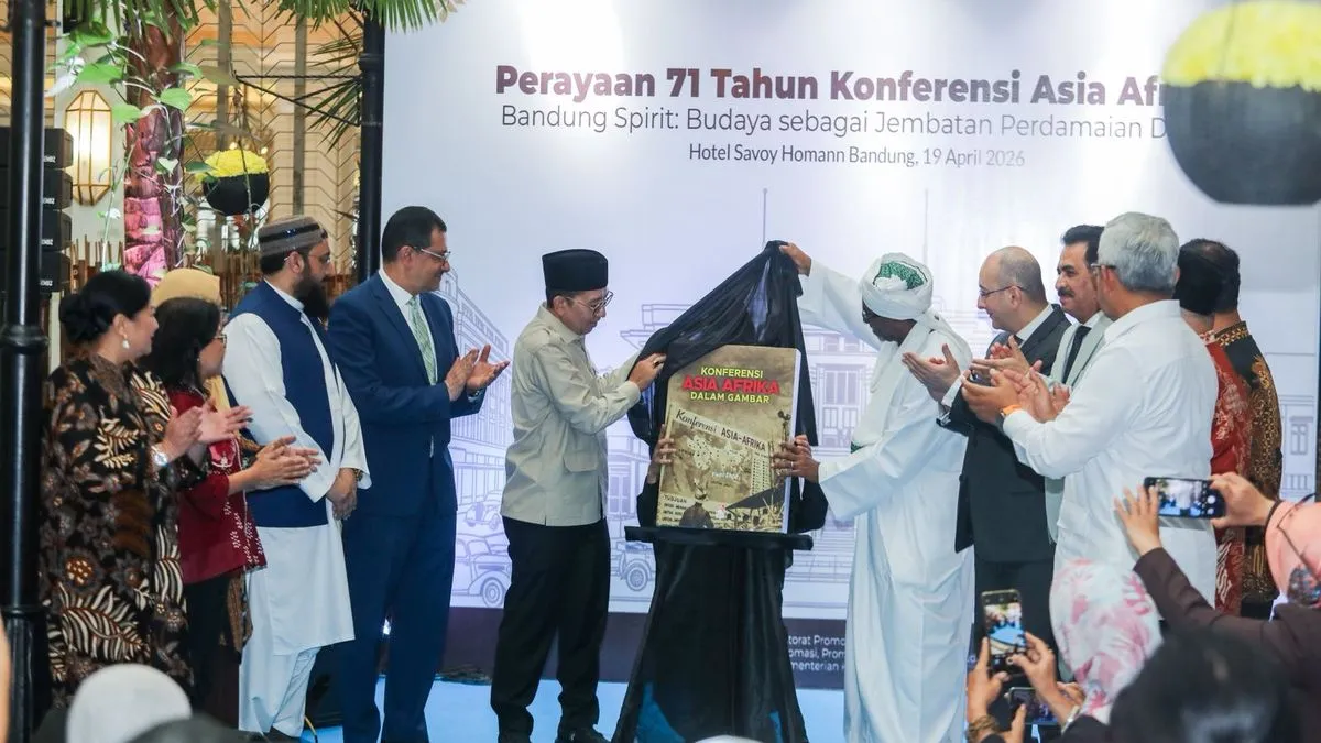 Peringatan 71 Tahun KAA di Bandung, Fadli Zon Tekankan Diplomasi Budaya dan Solidaritas Global
