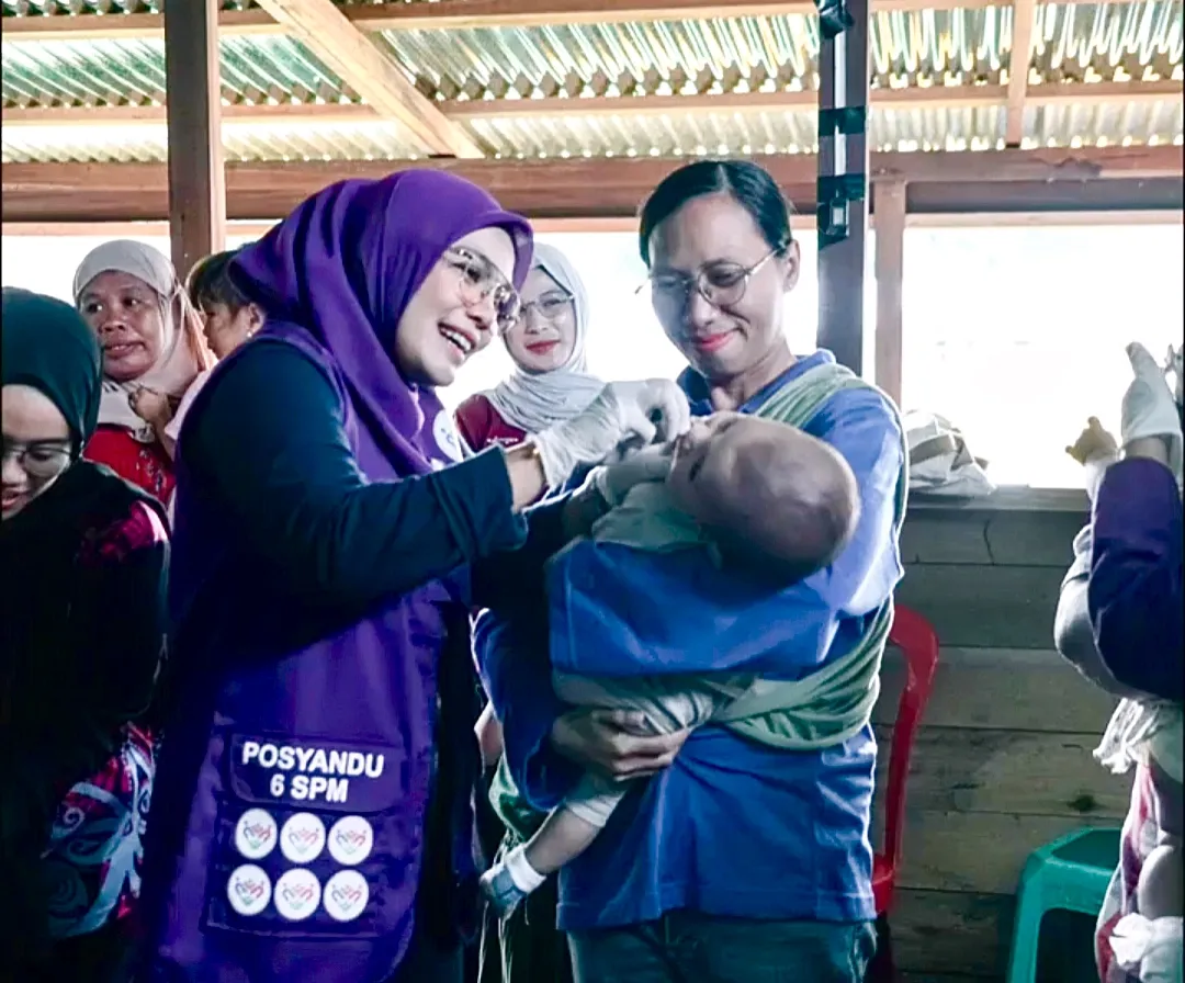 Posyandu Anggrek Mandiri Tana Tidung Bagikan Vitamin A dan Makanan Tambahan untuk Bayi-Balita