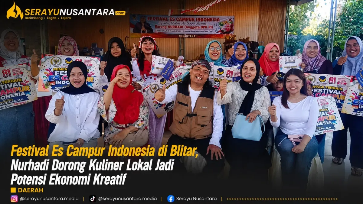 Festival Es Campur Indonesia Digelar di Blitar, Nurhadi Dorong Kuliner Lokal Jadi Peluang Ekonomi Kreatif