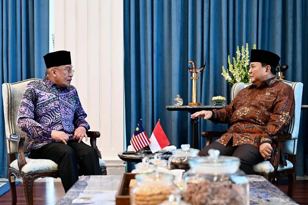 Prabowo Bertemu PM Malaysia Anwar Ibrahim, Bahas Konflik Asia Barat dan Stabilitas Ekonomi Global