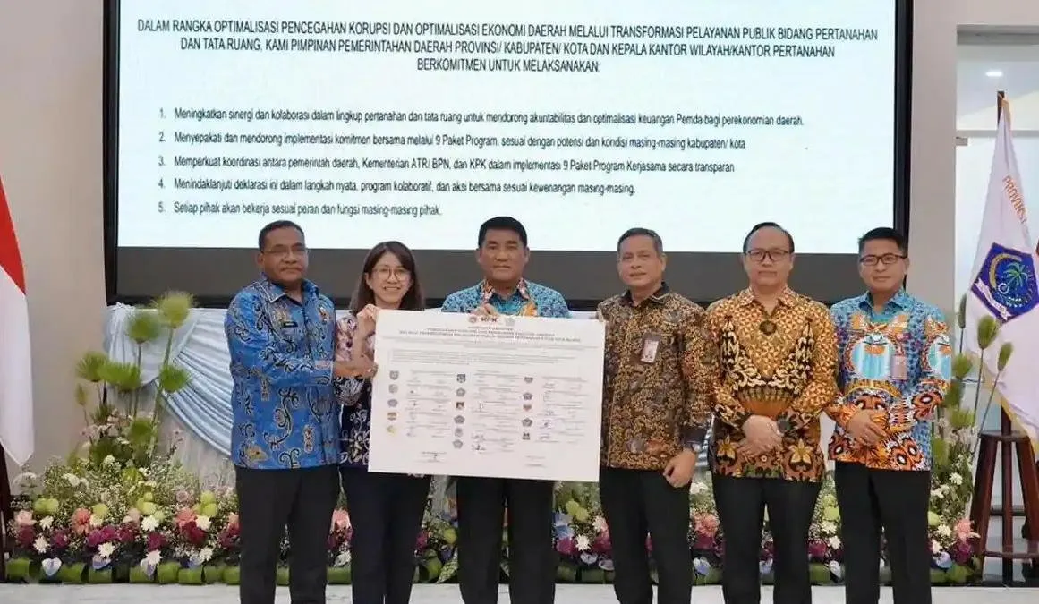 Sulawesi Utara Jadi Lokasi Percontohan Integrasi Layanan Pertanahan ATR/BPN dan KPK