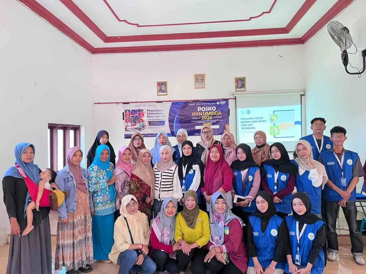 Mahasiswa KKN-P 66 UMSIDA Sosialisasikan PHBS di Desa Jatirejo, Kediri