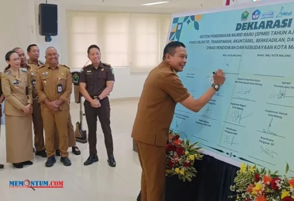 Pemkot Malang Deklarasikan SPMB 2026/2027, Tekankan Penerimaan Murid Transparan dan Siapkan Posko Pengaduan