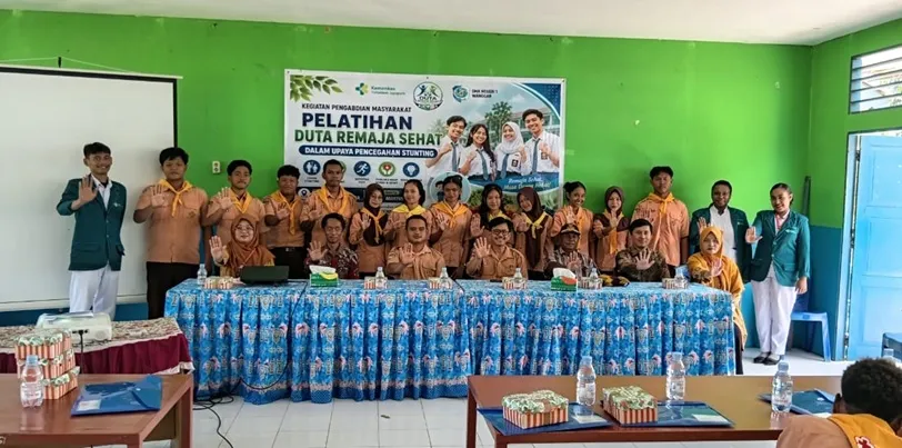 Poltekkes Kemenkes Jayapura Kampus Nabire Latih Duta Remaja Sehat di Wanggar untuk Perkuat Pencegahan Stunting