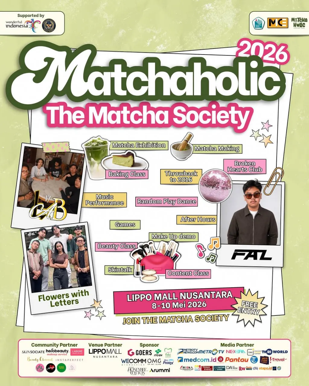 Matchaholic Festival 2026 Digelar 8–10 Mei di Jakarta, Angkat Matcha sebagai Gaya Hidup