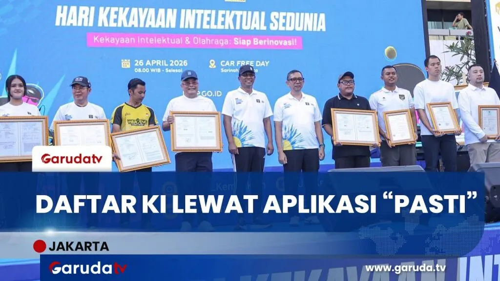 Peringatan Hari KI Sedunia 2026 di CFD Jakarta, Kemenkum Dorong Pelaku Olahraga Daftarkan Kekayaan Intelektual