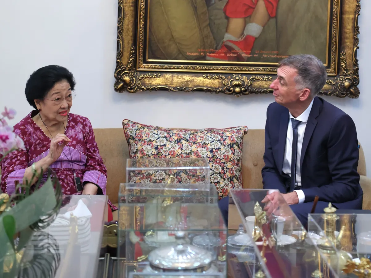 Megawati Terima Dubes Jerman, Bahas Geopolitik dan Peringatan KAA Bandung
