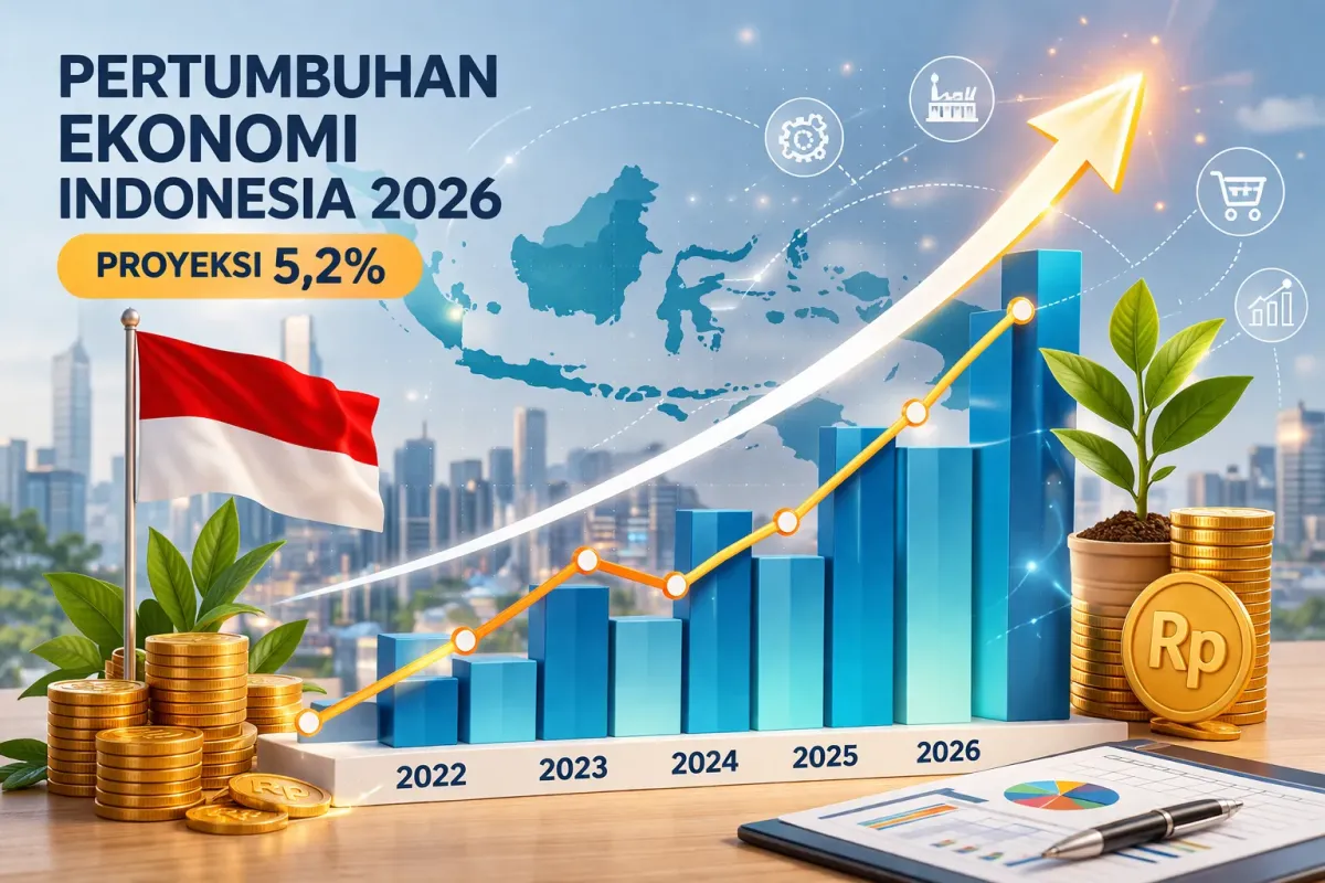 ADB Prediksi Ekonomi Indonesia Tumbuh 5,2% pada 2026, Inflasi Diproyeksi 2,5%