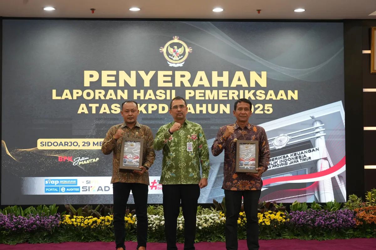 Pemkab Bojonegoro Kembali Raih Opini WTP atas LKPD 2025