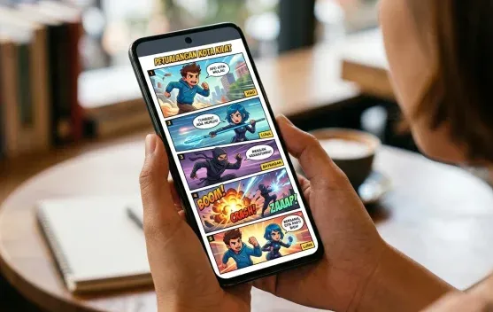Komik Bertransformasi di Era Digital, dari Buku Cetak ke Layar Gadget