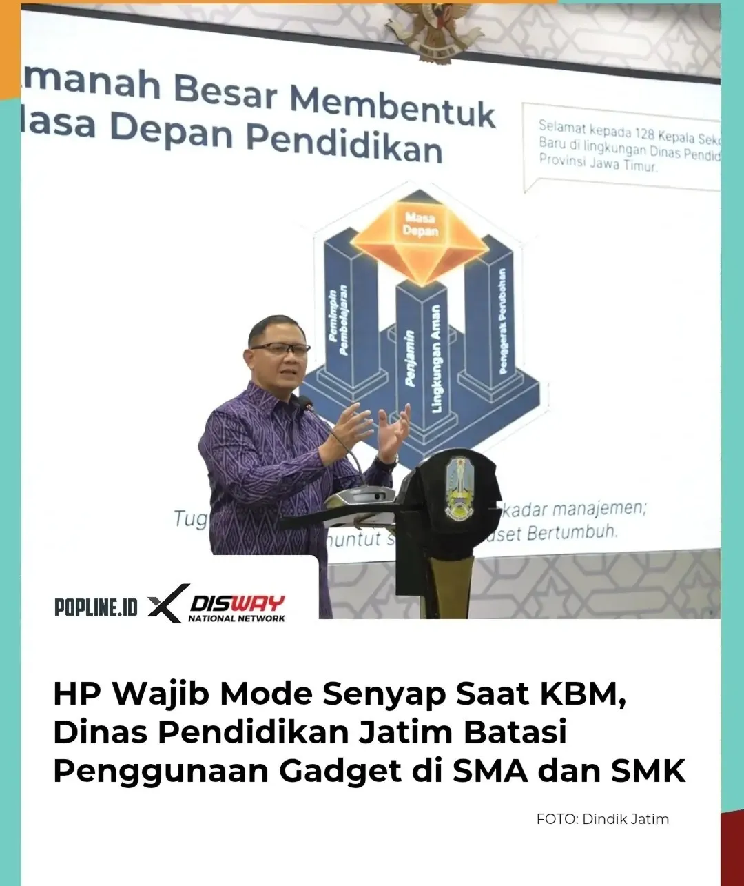 SMA Sederajat di Blitar Mulai Batasi Penggunaan Ponsel di Sekolah