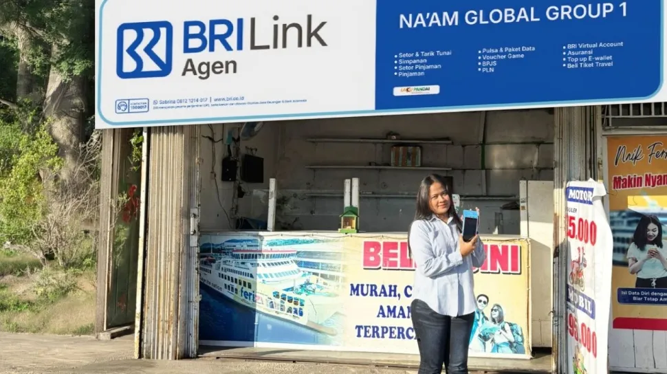 BRILink Agen di Bakauheni Permudah Transaksi Warga, Na’am Muslim Cerita Tantangan Modal dan Lonjakan Menjelang Lebaran