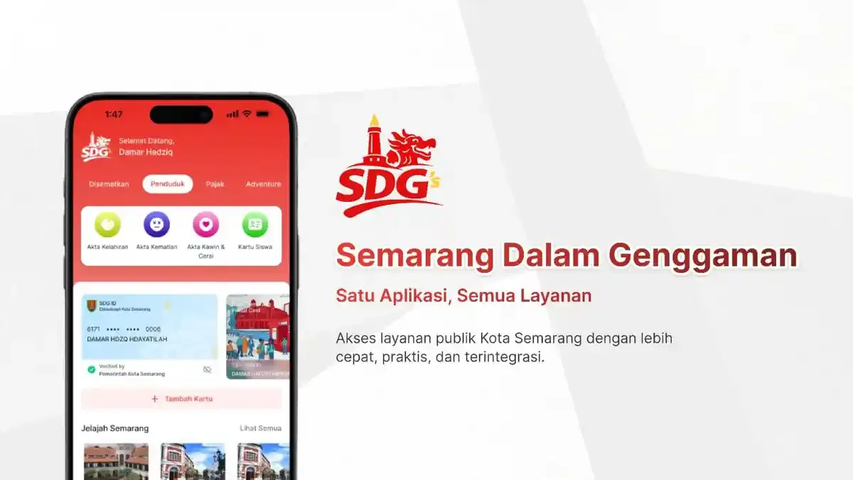 Pemkot Semarang Integrasikan 20 Layanan Publik dalam Aplikasi “Semarang Dalam Genggaman Saya”