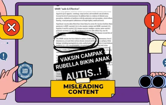 Klaim Vaksin Campak Sebabkan Autisme Beredar di Facebook, Pemeriksa Fakta Nyatakan Menyesatkan
