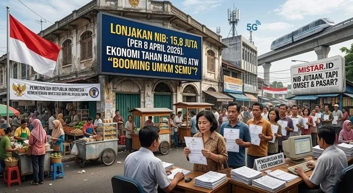NIB Tembus 15,8 Juta hingga 8 April 2026, Apa Maknanya bagi Ekonomi dan UMKM?