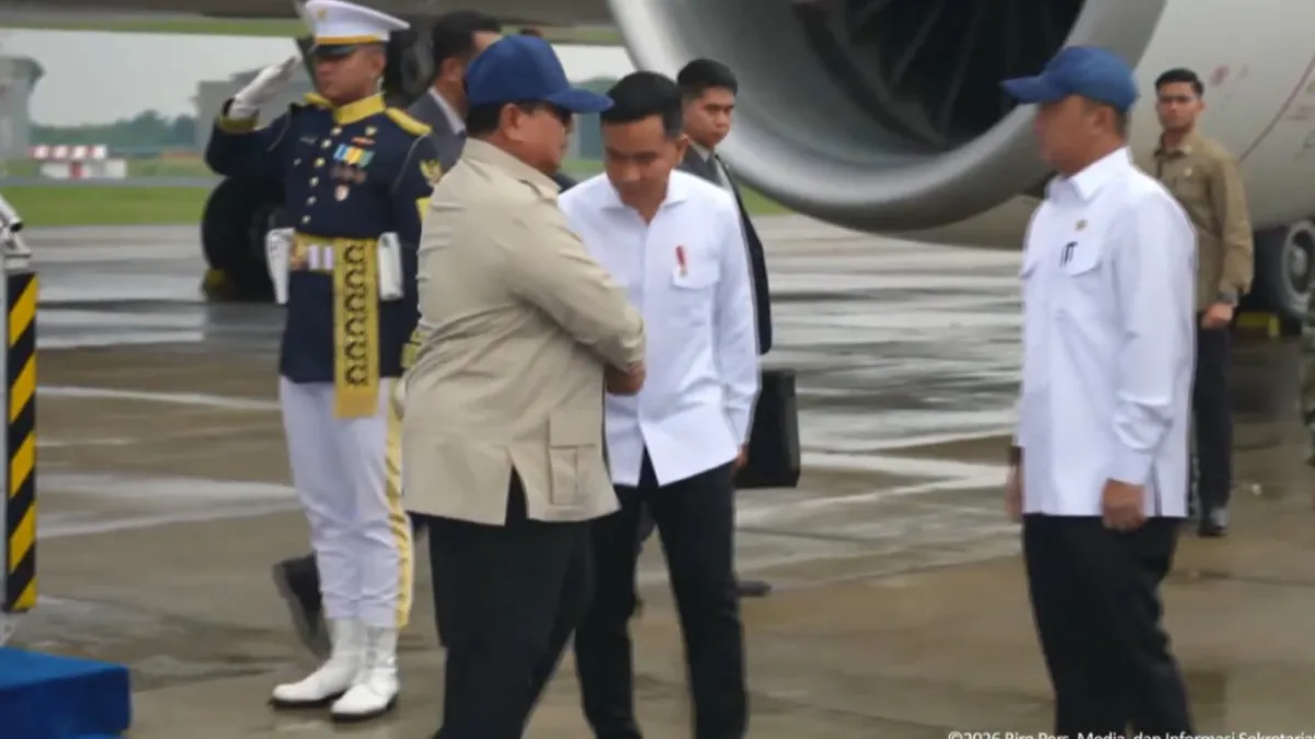 Prabowo Kembali ke Indonesia Usai Diplomasi ke Rusia dan Prancis, Disambut Wapres Gibran di Halim