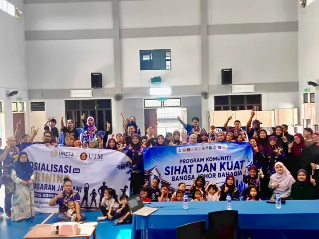 UNESA dan UTM Gelar Edukasi Gizi dan Skrining Kebugaran untuk Komunitas B40 di Larkin, Johor Bahru