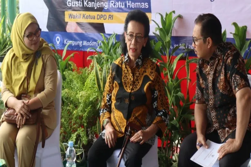 GKR Hemas Tinjau Isu Tata Ruang di Kampung Terban Madani Yogyakarta