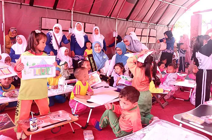 200 Siswa PAUD Tampil di Gebyar Kreativitas Anak, Bunda Ani Ingatkan Bahaya Candu Gadget