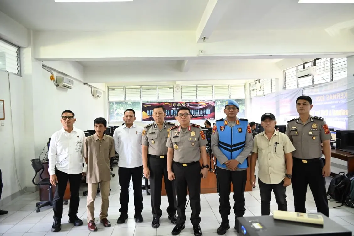 Wakapolda Jambi Tinjau Tes CAT Calon Taruna Akpol di Unama, Tekankan Transparansi Seleksi