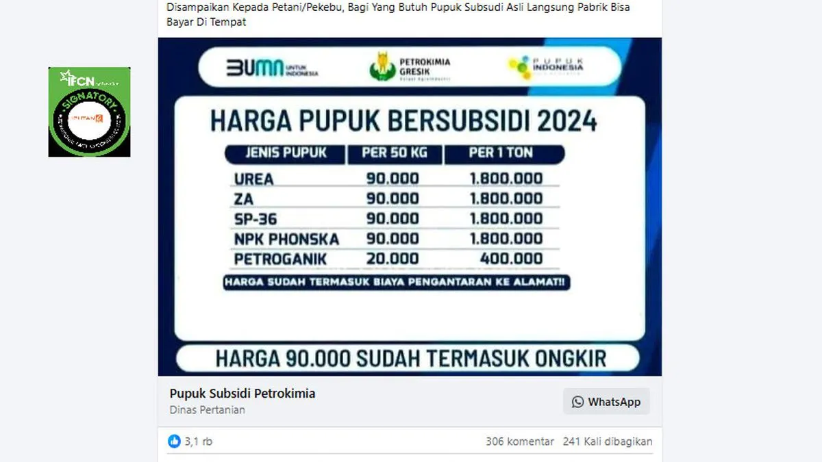Deretan Hoaks Pendaftaran Program Subsidi Pemerintah: BBM, Listrik, hingga Pupuk