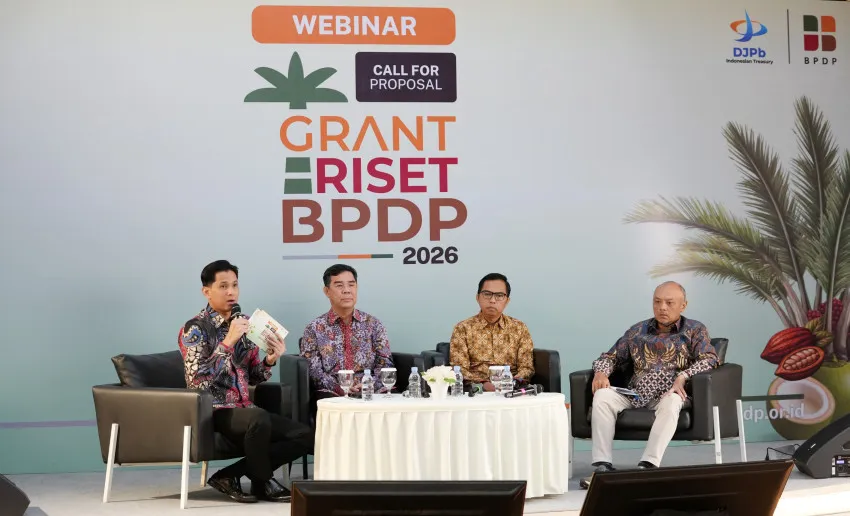 BPDP Gelar Webinar Grant Riset 2026, Dorong Inovasi Sawit, Kakao, dan Kelapa