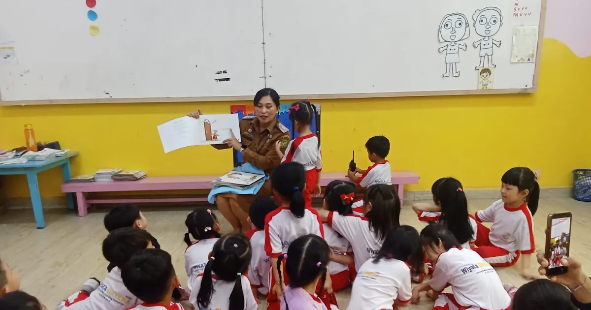 Kelurahan Pandau Hulu 1 Dorong Literasi Anak Lewat Program Dongeng di PAUD dan TK