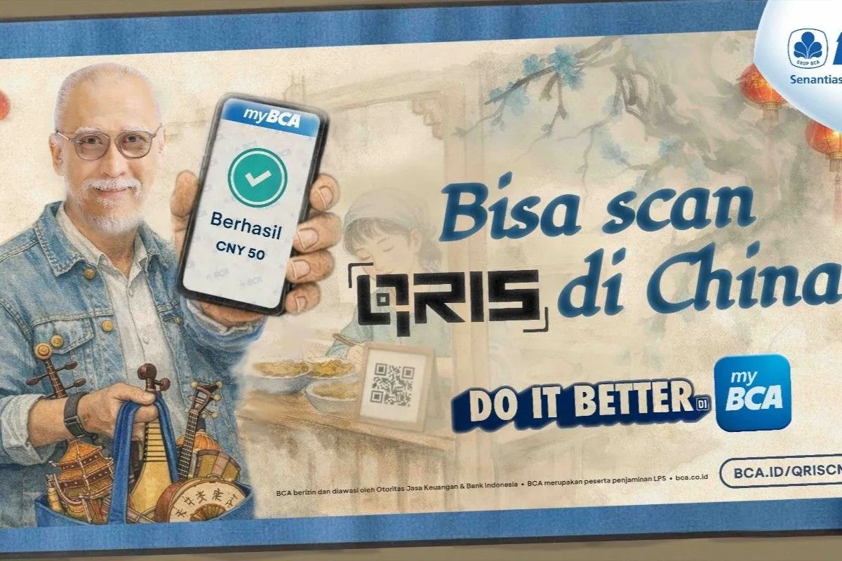 BCA Sediakan Fitur QRIS Cross Border Indonesia–China di myBCA dan BCA mobile
