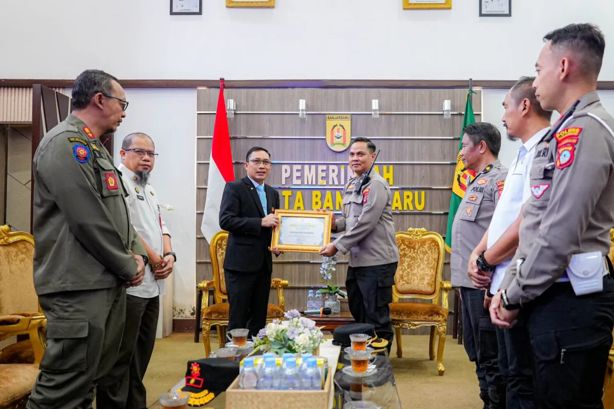 Pemkot Banjarbaru Apresiasi Polres Banjarbaru atas Inovasi Aplikasi CANGKAL