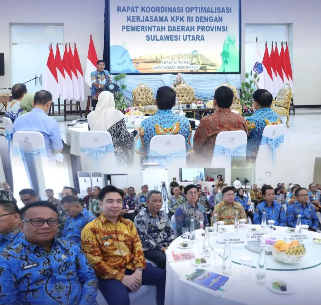 Bupati Sangihe Teken Komitmen Optimalisasi Lahan dan Tata Ruang dalam Rakor KPK di Sulut