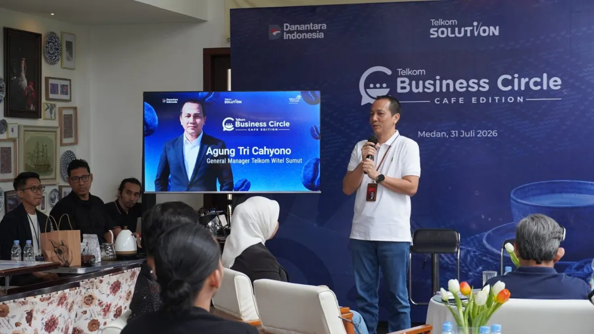 Telkom Dorong Digitalisasi Usaha Kuliner dan Coffee Shop di Sumut lewat Solusi B2B