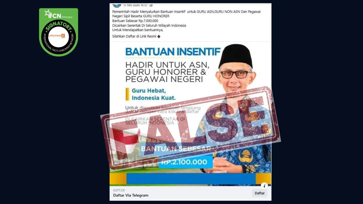 Enam Hoaks Sepekan: Pendaftaran KUR, Tautan Bantuan hingga Klaim CPNS Kemenhub 2026