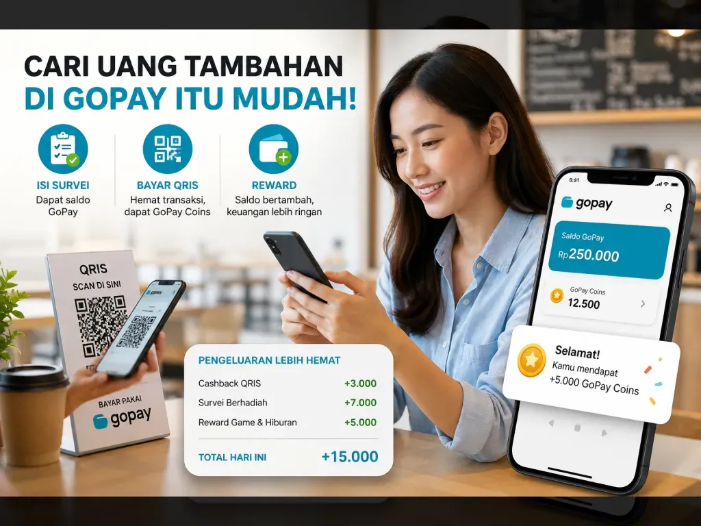 Beragam Cara Mendapat Penghasilan Tambahan dari Fitur Reward di Aplikasi GoPay