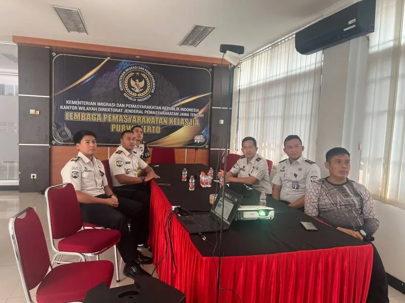 Lapas Purwokerto Mengikuti Bimbingan Teknis Pemanfaatan Aplikasi SIMONEV BAMA Versi 2