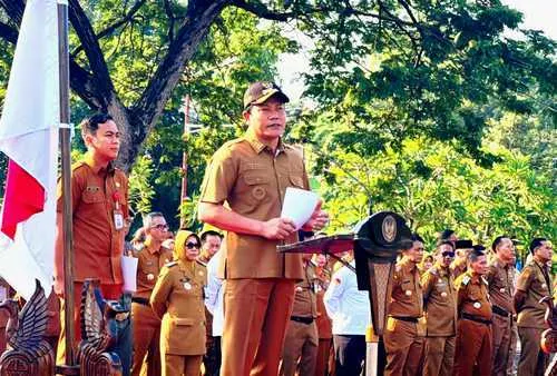 Bupati Subandi Pimpin Apel Akbar ASN di Sidoarjo, Tekankan Kekompakan dan Empati