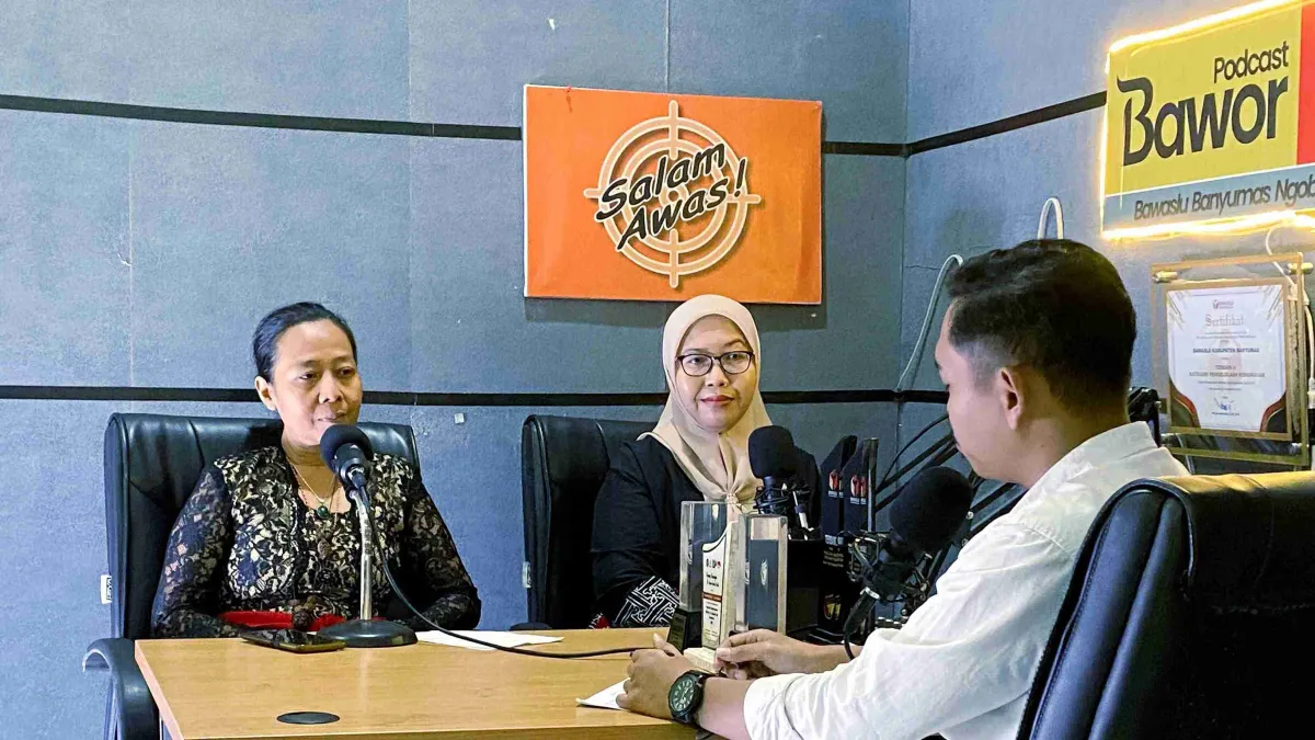 Bawaslu Banyumas Angkat Isu Kesetaraan Hak Politik Penghayat Kepercayaan lewat Podcast Bawor