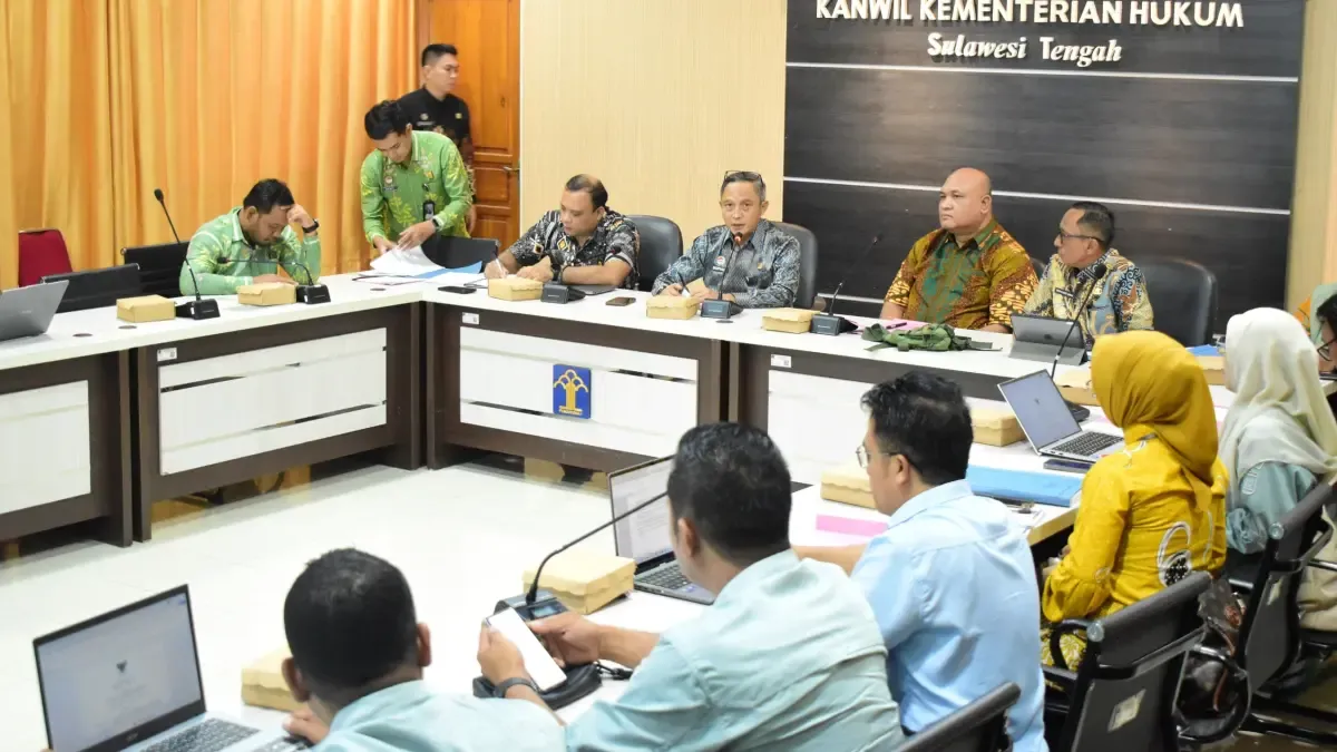 Kemenkum Sulteng Harmonisiasi RDTR Perkotaan Poso 2026–2046 untuk Penataan Ruang