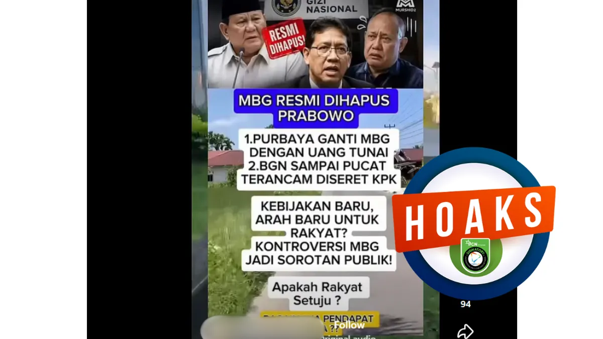 Hoaks MBG Dihapus dan Diganti Uang Tunai Beredar, Pemerintah Tegaskan Program Tetap Berjalan
