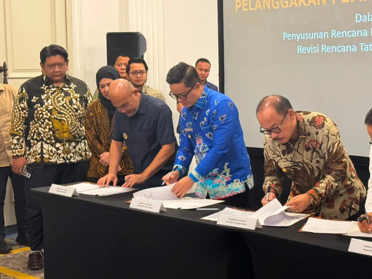 Pemkab Tana Tidung Teken Berita Acara Verifikasi IPPR, 9 Temuan Pemanfaatan Ruang di Tideng Pale Dibahas Bersama ATR/BPN